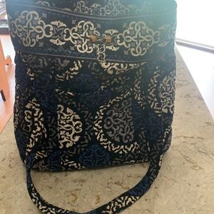 Large Vera Bradley tote and matching purse bag